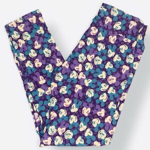NEW LuLaRoe Purple Mickey Cartoon Leggings